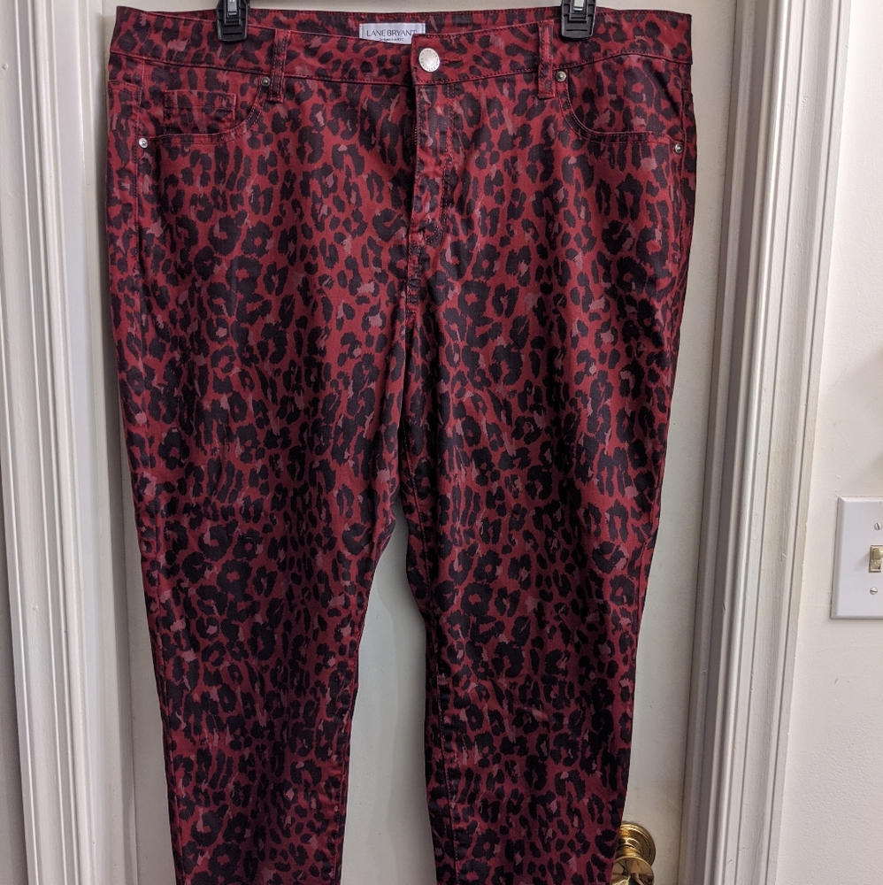 Leopard jeans